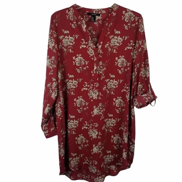 FOREVER 21 FLORAL PRINT DRESS. SIZE M. - Picture 1 of 16